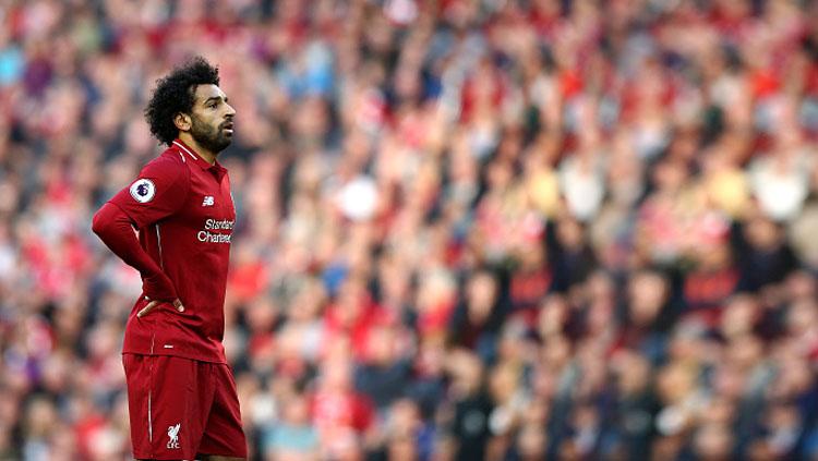Mohamed Salah, megabintang Liverpool. Copyright: INDOSPORT