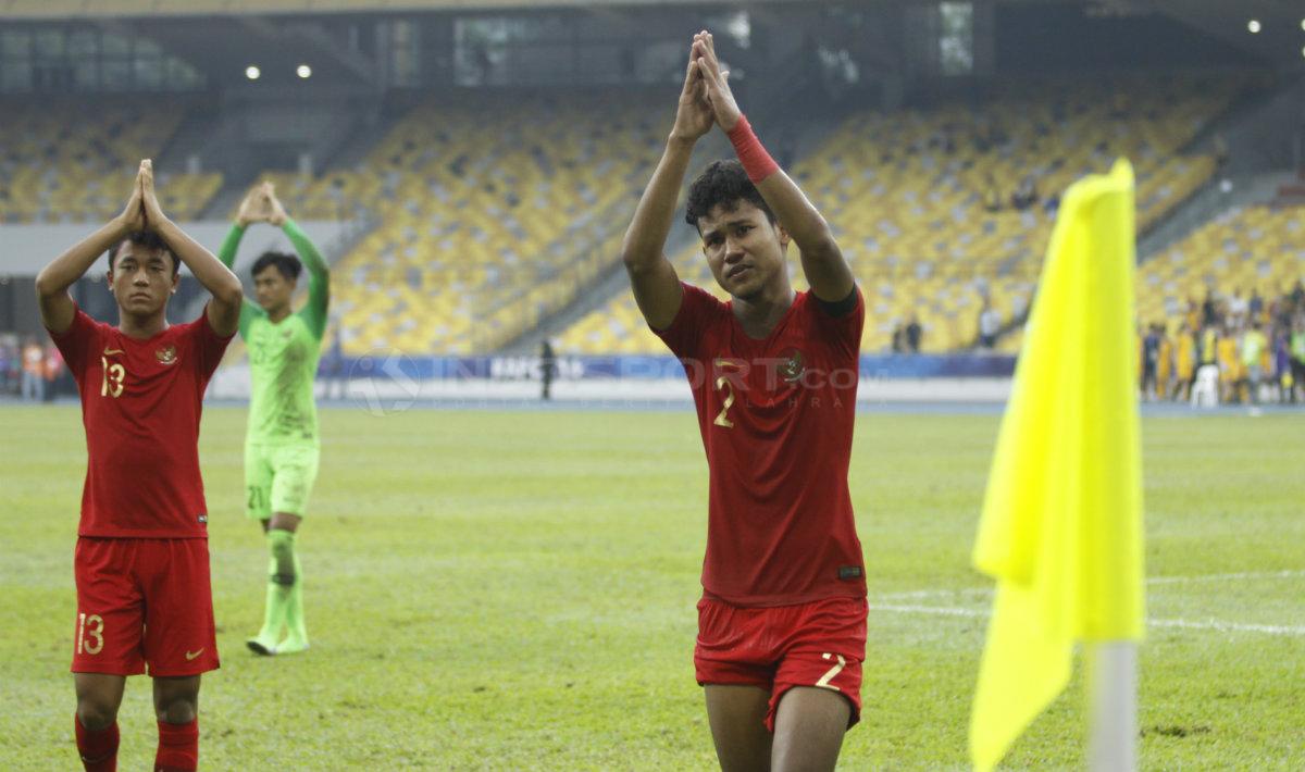 Bagas dan Mulyana ucapakan terima kasih usai laga.