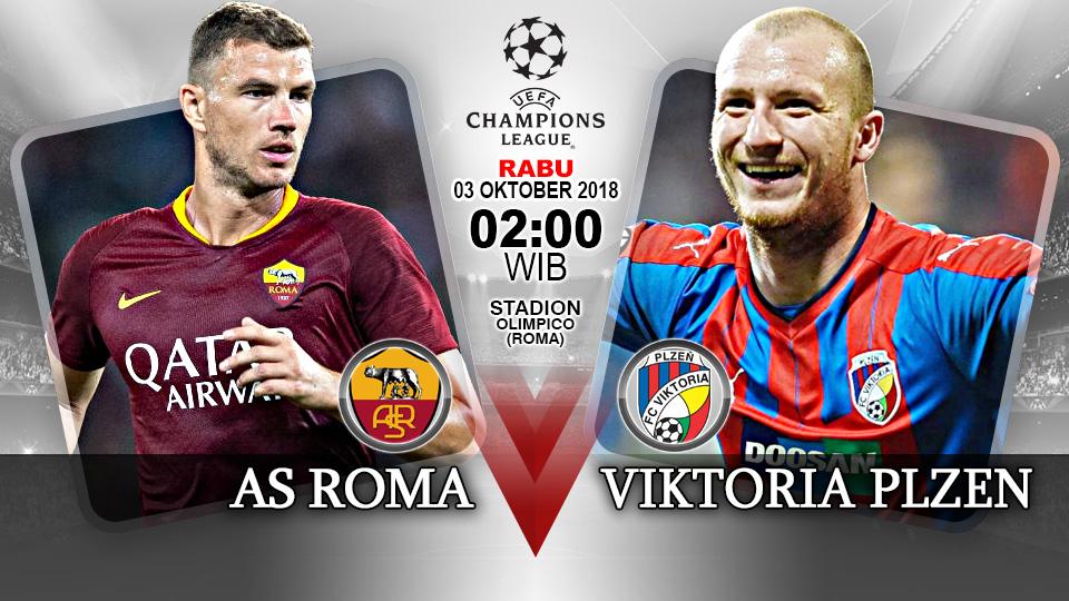 AS Roma vs Viktoria Plzen (Prediksi)