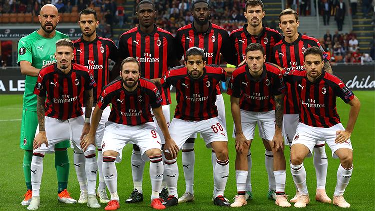 Skuat AC Milan Copyright: Getty Images