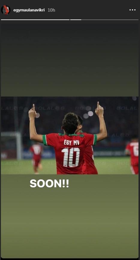 Egy Maulana Vikri. Copyright: Instagram@egymaulanavikri