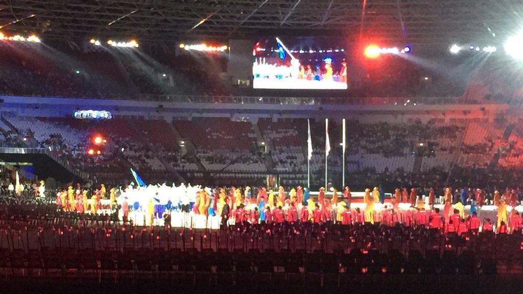 Pembukaan Asian Para Games 2018 Copyright: twitter.com/BNI