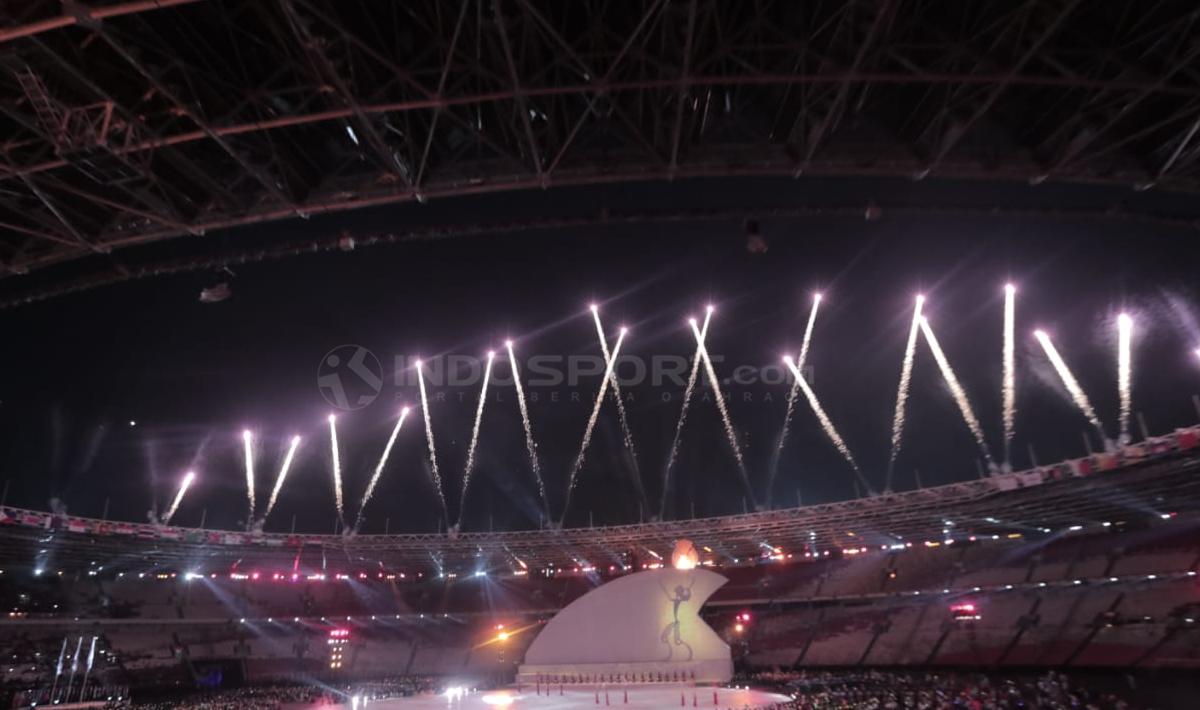 Kemeriahan pembukaan Asian Para Games 2018.