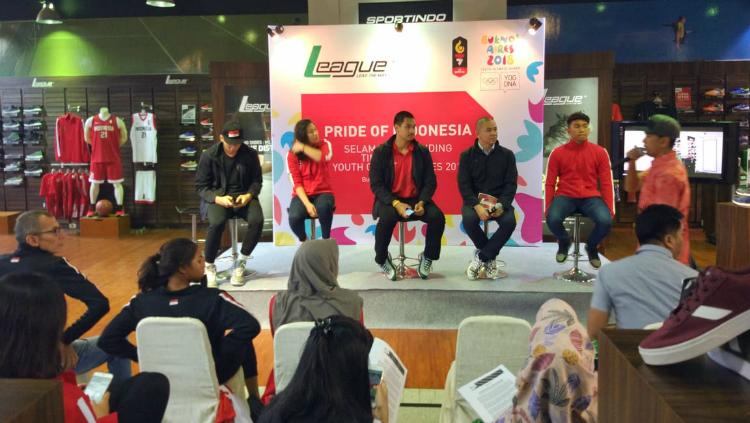 Konferensi pers League jelang Youth Olympics 2018. Copyright: Nanda Isman/INDOSPORT