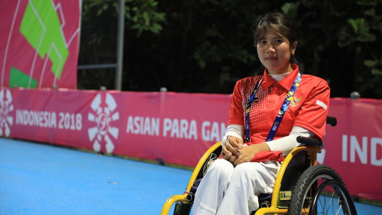 Mella Windasari, atlet lawnball Indonesia.