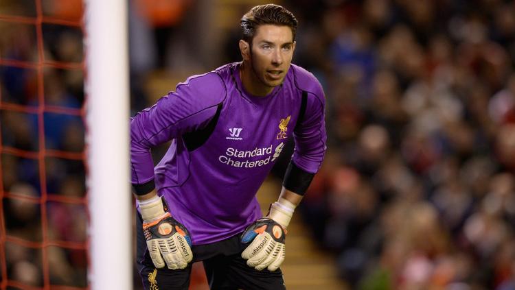 Kiper asal Australia, Brad Jones, saat masih membela Liverpool.
