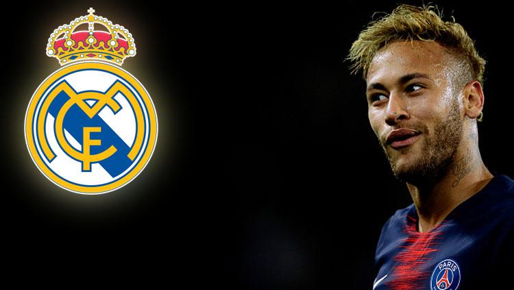 Neymar Jr dilaporkan tertarik ke Real Madrid sejak kecil. Copyright: INDOSPORT