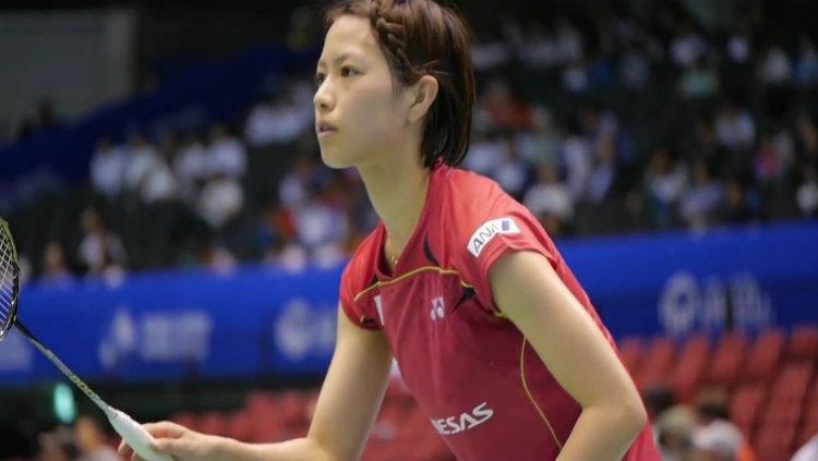 Pebulutangkis ganda putri Jepang, Yuki Fukushima, yang kepergok bermalam di kamar Kento Momota. Copyright: Istimewa