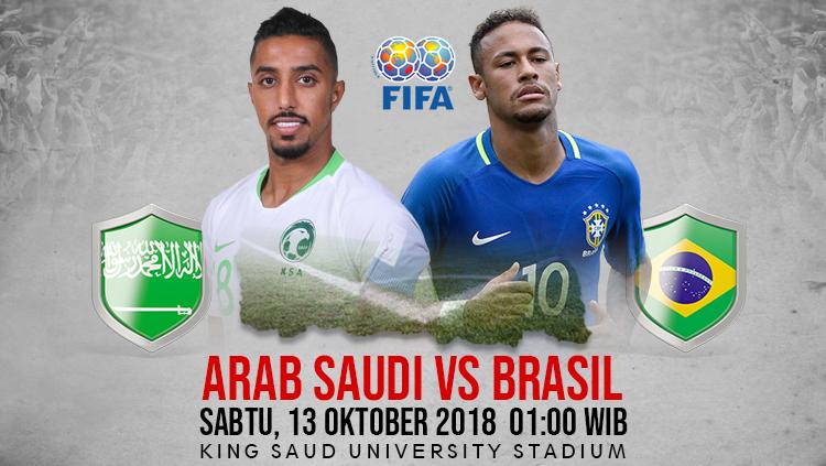 Prediksi Arab Saudi vs Brasil.