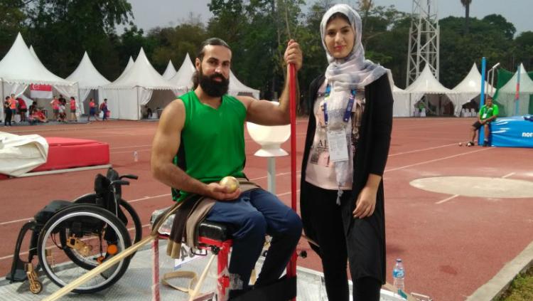 Mahmoud Zahoud, atlet Palestina di Asian Para Games 2018. - INDOSPORT