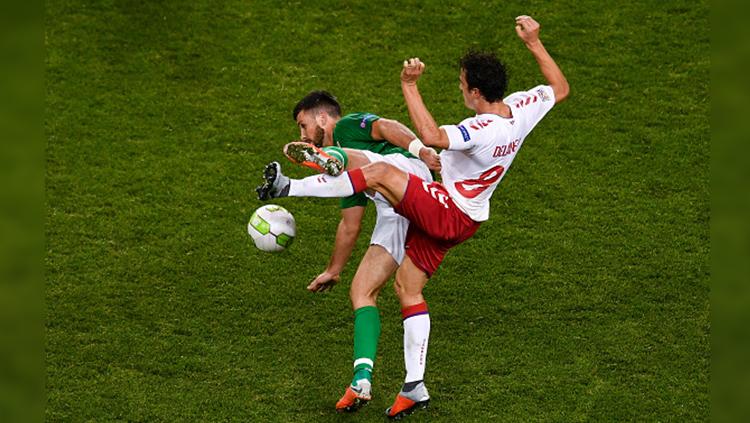 Irlandia vs Denmark dalam laga UEFA Nations League