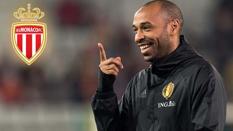 Thierry Henry resmi ditunjuk jadi pelatih AS Monaco.
