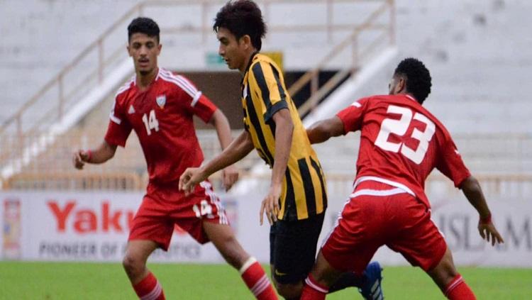 Timnas Malaysia U-16 versus Uni Emirat Arab. Copyright: The-AFC.com