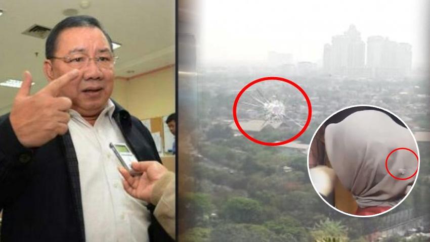 Anggota DPR dari Fraksi Gerindra Brigjen (Purn) Wenny Warouw dan ruang kerjanya di DPR RI, Senayan, Jakarta, yang kena peluru nyasar, Senin (15/10/18).