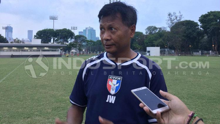 Pelatih Timnas Taiwan, Wang Jiazhong.