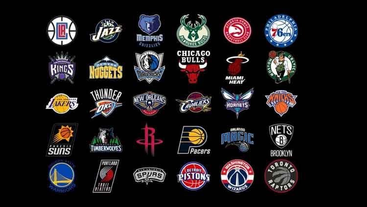 Logo Tim-tim NBA. - INDOSPORT