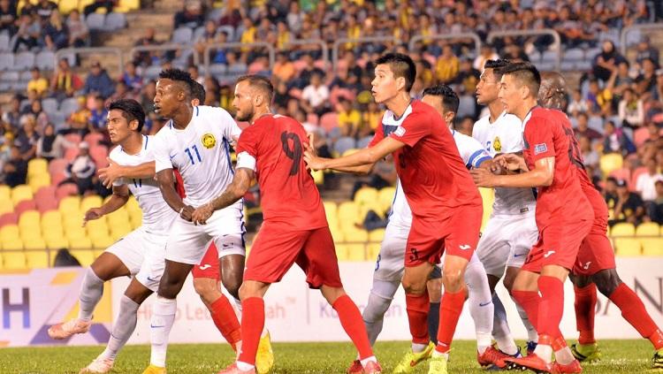 Timnas Malaysia vs Kirgistan. - INDOSPORT