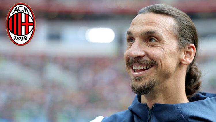 Zlatan Ibrahimovic, striker LA Galaxy pertimbangkan kembali ke AC Milan.