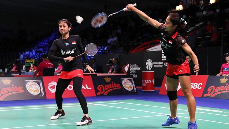 Rizki Amelia Pradipta/Ni Ketut Mahadewi Istarani berhasil melangkah ke perempatfinal Malaysia Open 2019 usai mengalahkan Greysia Polii/Apriyani. - INDOSPORT
