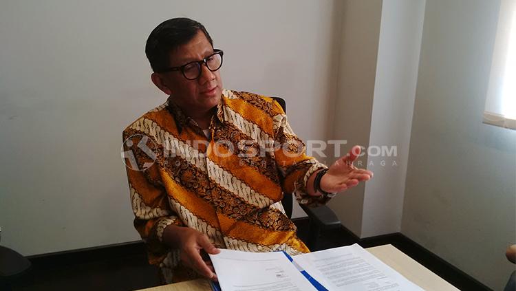 Kuswara S Taryono, komisaris PT PBB Copyright: INDOSPORT/Arif Rahman