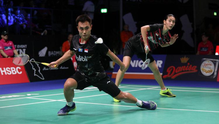 Hafiz Faizal/Gloria Emanuelle Widjaja di Denmark Open 2018. Copyright: PBSI