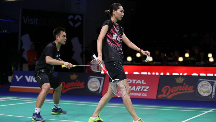 Hafiz Faizal/Gloria Emanuelle Widjaja di Denmark Open 2018. Copyright: PBSI