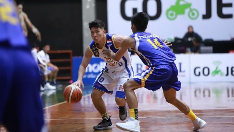 Satria Muda berhasil menang atas Bogor Siliwangi dan lolos ke semifinal Preseason IBL 2018.