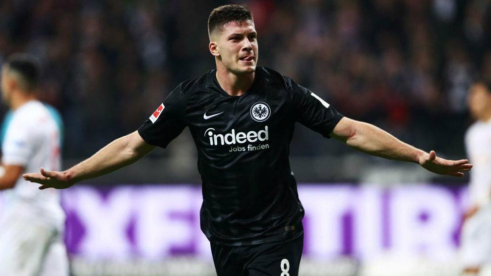 Penyerang  Eintracht Frankfurt  Luka Jovic. Copyright: beinsports