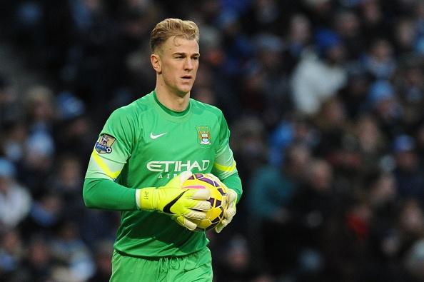 Joe Hart saat masih berseragam Man City. Copyright: Getty Images