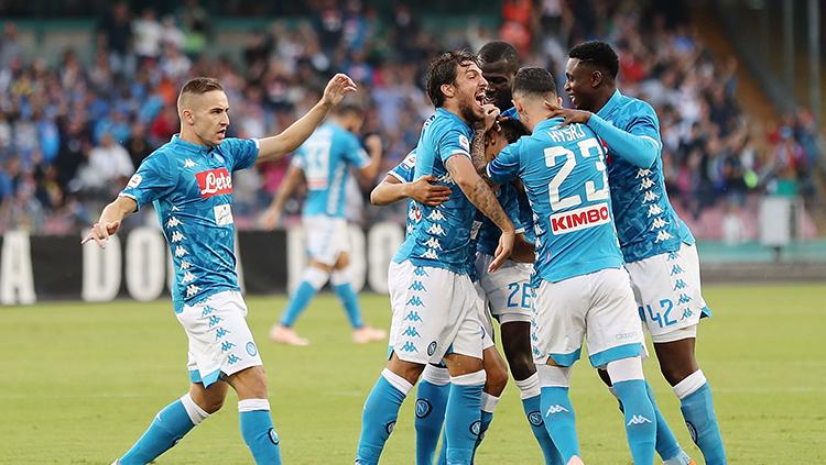 Seebrasi pemain Napoli. Copyright: Getty Images