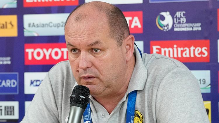 Pelatih Timnas Malaysia U-19, Bojan Hodak.