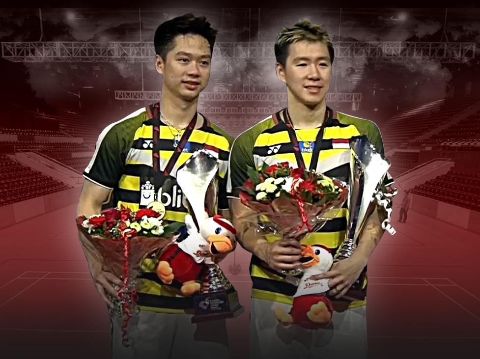 Kevin Sanjaya/Marcus Gideon Juara Denmark Open 2018. Copyright: Twitter@sukaikemen