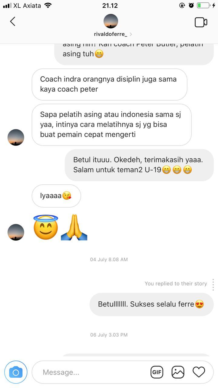 Curhatan Todd Ferre soal sosok Indra Sjafri Copyright: Instagram