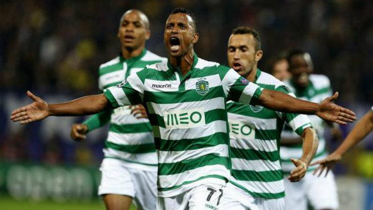 Pemain Sporting CP Luis Nani.