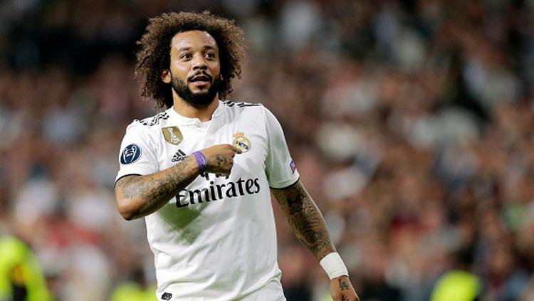 Marcelo, bek kiri Real Madrid. Copyright: Getty Images