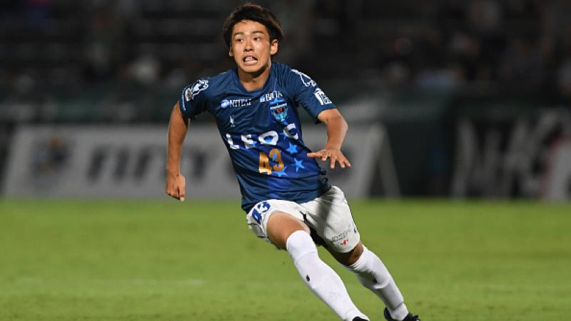 Koki Saito saat memperkuat Yokohama FC. Copyright: INDOSPORT