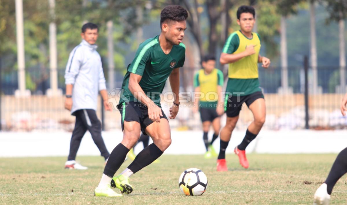 Shin Tae-yong menanggapi kondisi Saddil Ramdani yang kemungkinan hanya sekali tampil bersama Timnas Indonesia U-23 di SEA Games 2021. - INDOSPORT