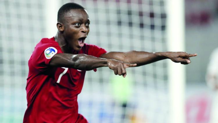 Striker Qatar U-19, Abdulrasheed Umaru yang rajin mencetak gol.