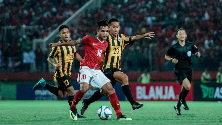 Pemain Timnas Indonesia U-16, Brylian Negietha Dwiki Aldama saat membela Timnas Indonesia.