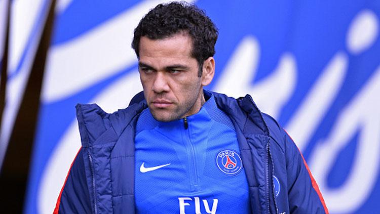 Dani Alves, bek kanan PSG. Copyright: Getty Images