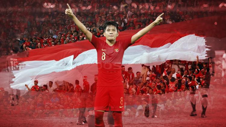 Gelandang Timnas Indonesia U-19 Witan Sulaeman. Copyright: Eli Suhaeli/INDOSPORT