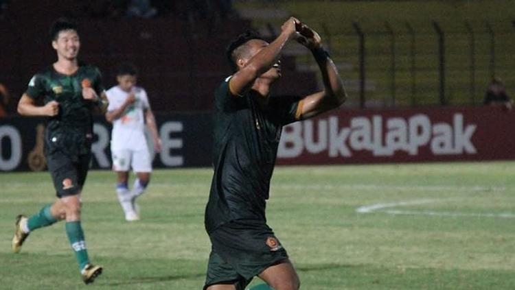 Aksi selebrasi pemain PS TIRA.