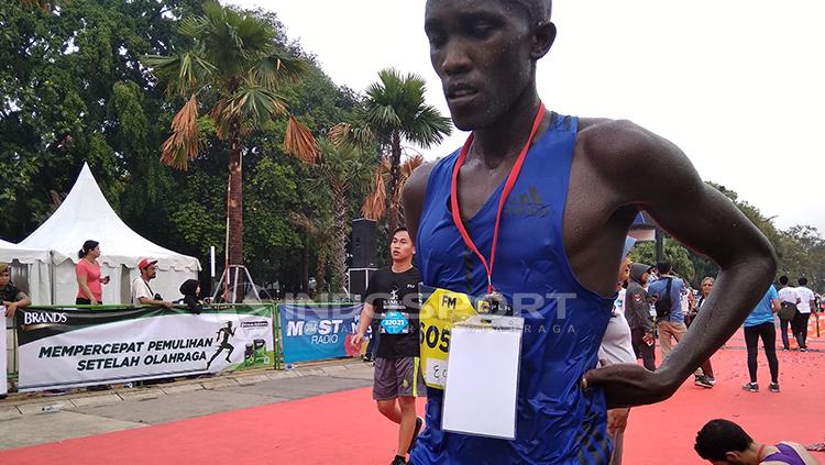 Pelari asal Kenya ikut Jakarta Marathon 2018 Copyright: Martin Gibsian/INDOSPORT
