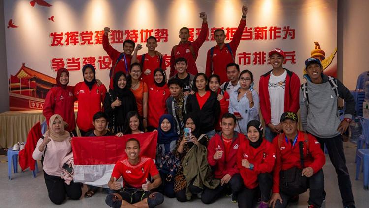 Federasi Panjat Tebing Indonesia (FPTI) menggelar simulasi pra-Olimpiade 2020. - INDOSPORT