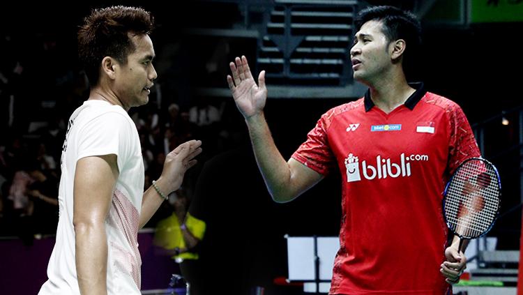 Tontowi Ahmad dan Angga Pratama
