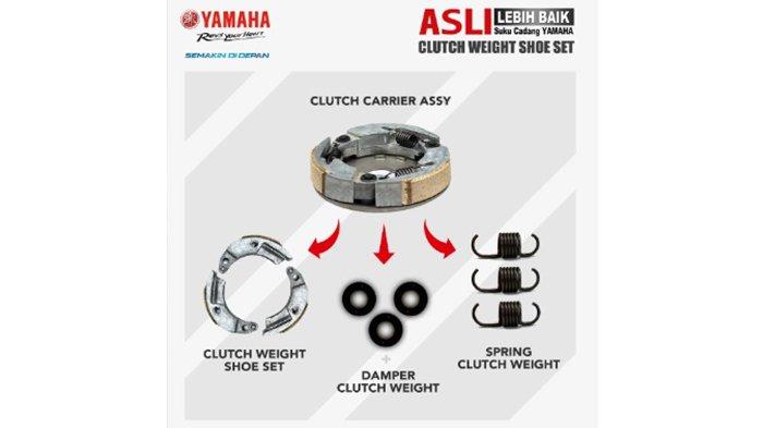 Clutch Weight Shoe Set Yamaha Copyright: Istimewa