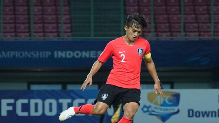 Kapten Korea Selatan U-19, Hwang Tae-hyeon.