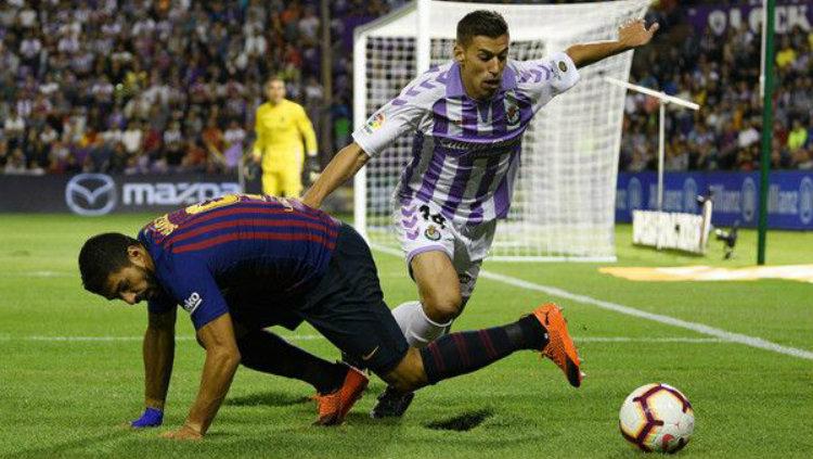 Gelandang Real Valladolid Ruben Alcaraz. Copyright: INDOSPORT.COM
