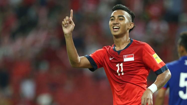 Faris Ramli saat melakukan selebrasi Copyright: INDOSPORT