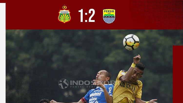 Indosport - Hasil pertandingan Bhayangkara vs Persib Bandung